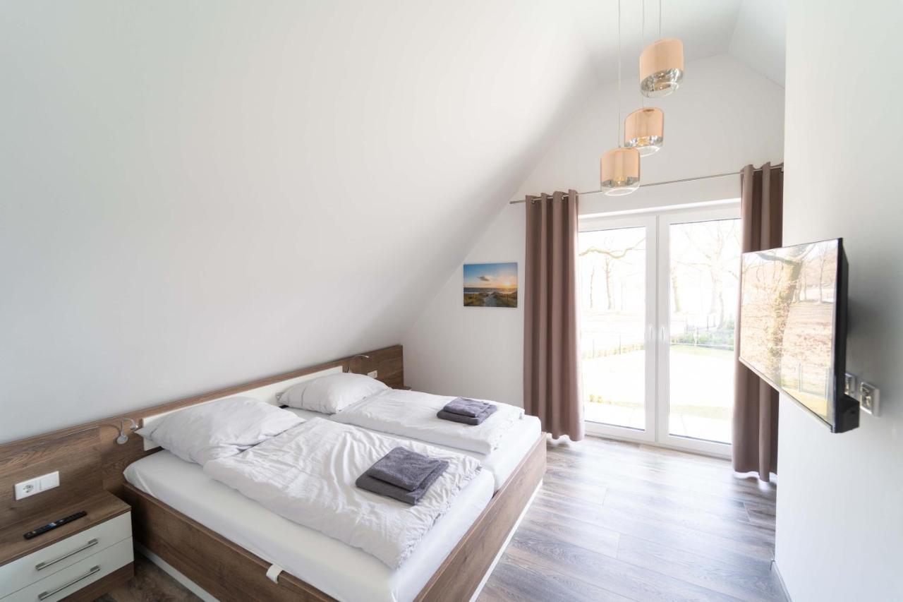 Ferienhaus Seeblick Am Harkebruegger See Mit Sauna Und Kamin Barssel  المظهر الخارجي الصورة